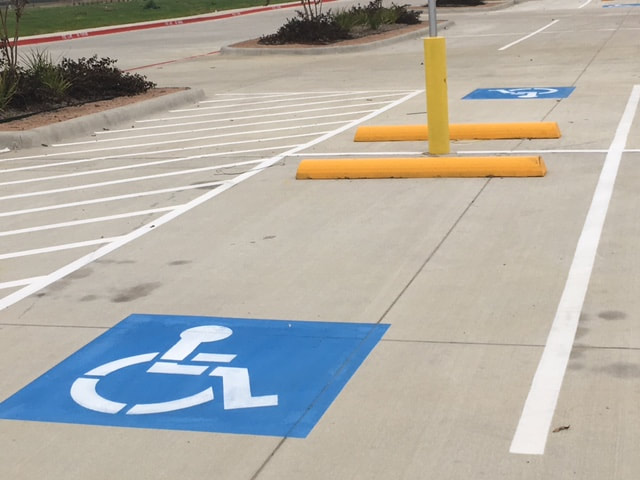 Handicap Striping In Parking Lot San Antonio