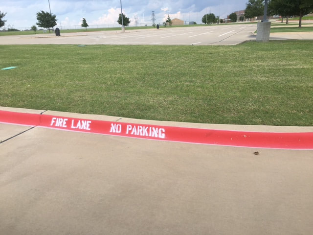Fire Lane Striping Compliance San Antonio Texas